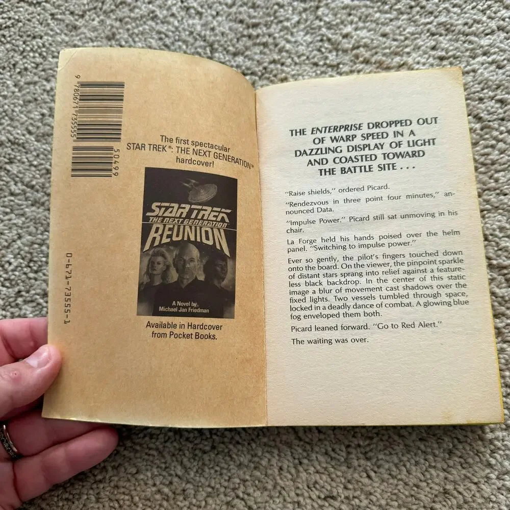 Vintage 1988 Star Trek The Next Generation The Children of Hamlin Paperback Book